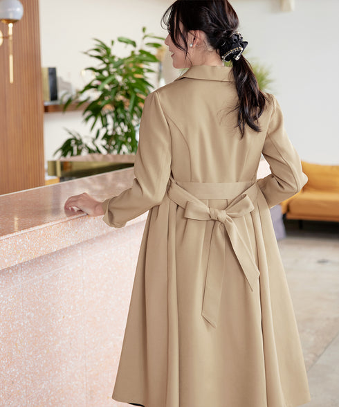 ステンカラードレスコート