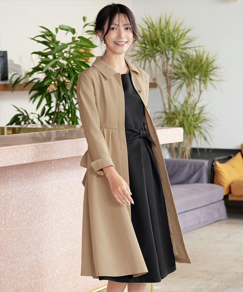 ステンカラードレスコート