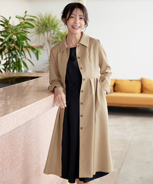 ステンカラードレスコート