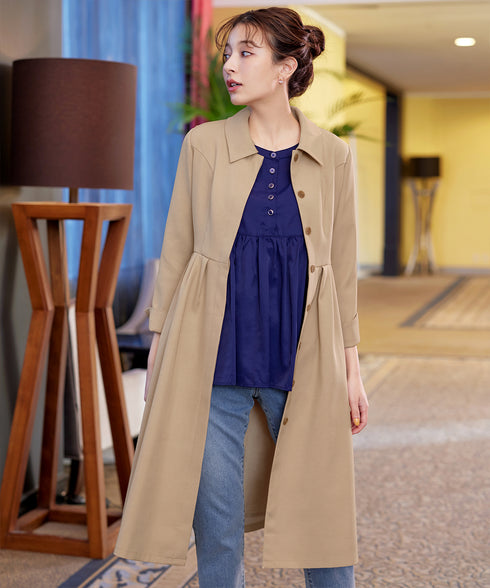 ステンカラードレスコート