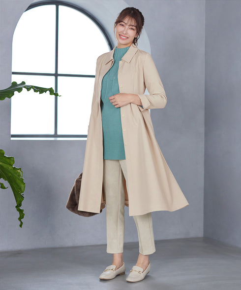 ステンカラードレスコート