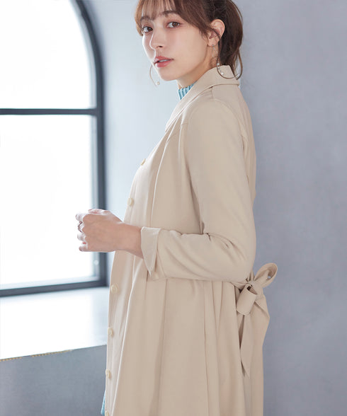 ステンカラードレスコート