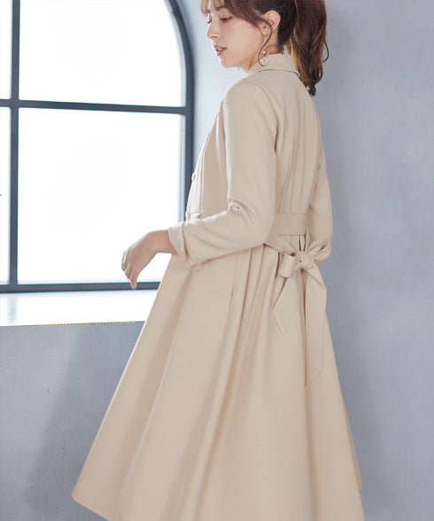 ステンカラードレスコート