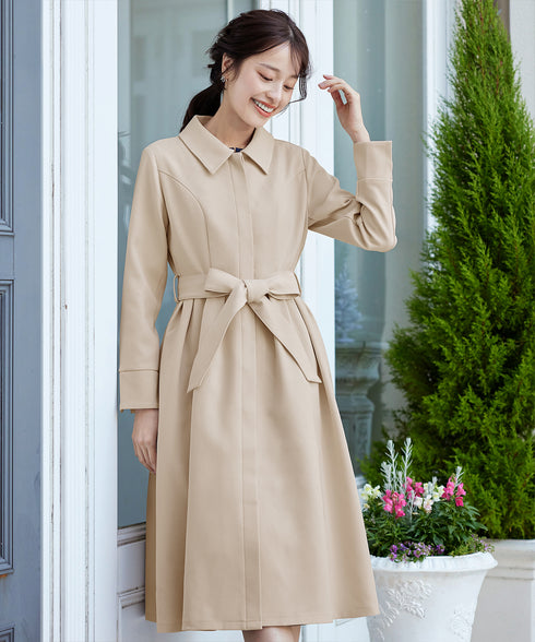 ステンカラードレスコート