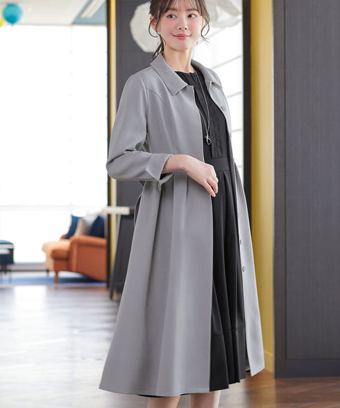 ステンカラードレスコート