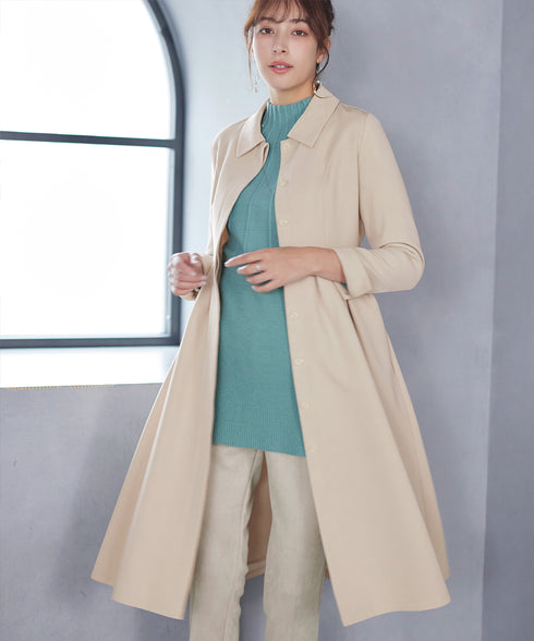 ステンカラードレスコート