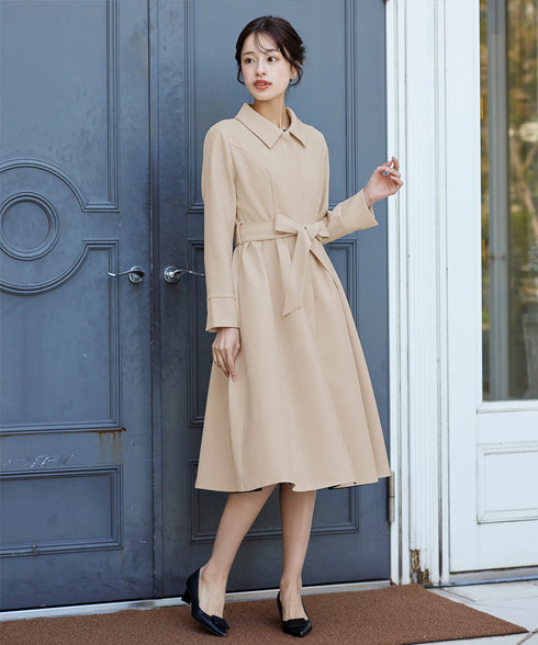 ステンカラードレスコート