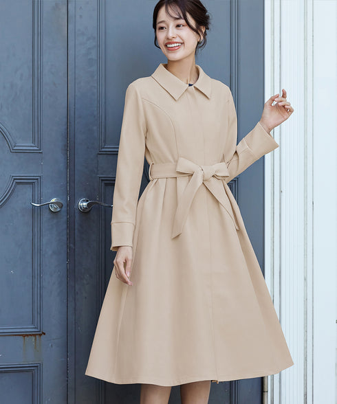 ステンカラードレスコート