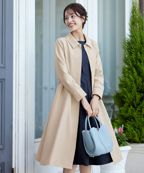 ステンカラードレスコート