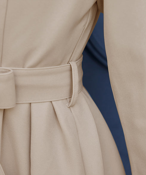 ステンカラードレスコート