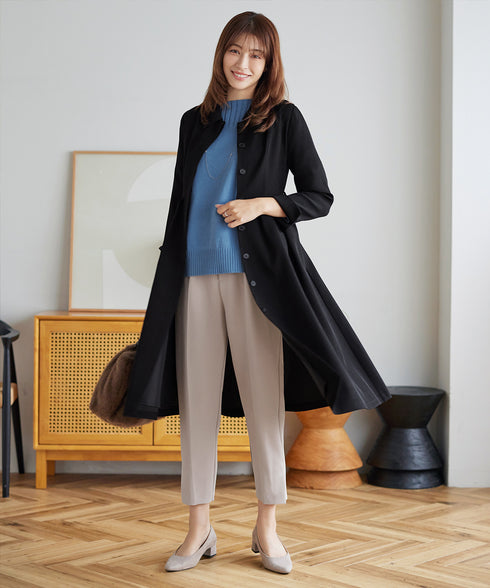 ステンカラードレスコート