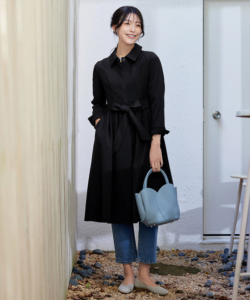 ステンカラードレスコート