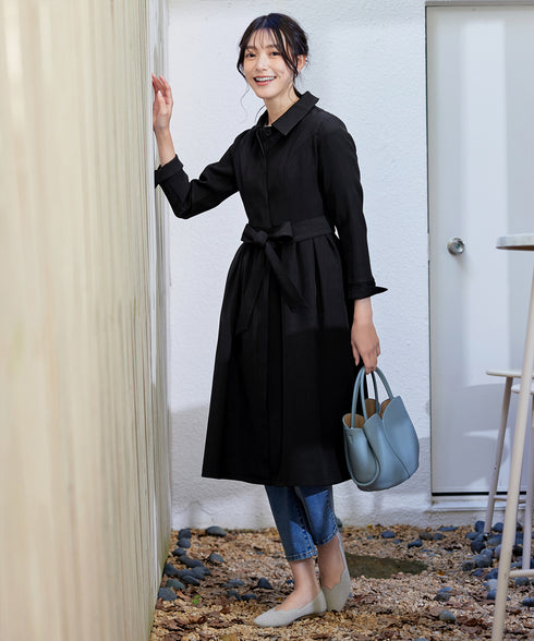 ステンカラードレスコート