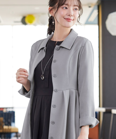 ステンカラードレスコート