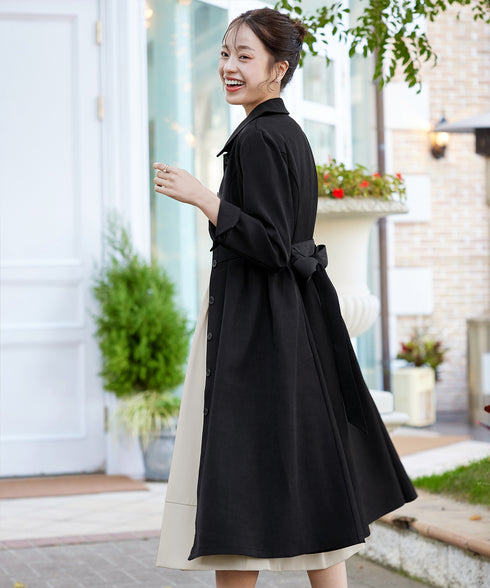 ステンカラードレスコート