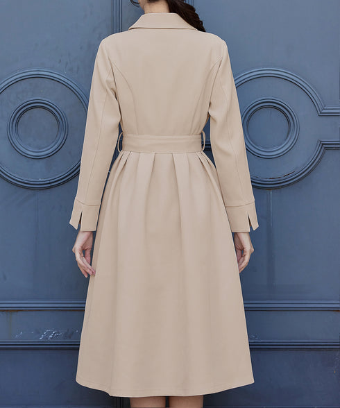 ステンカラードレスコート