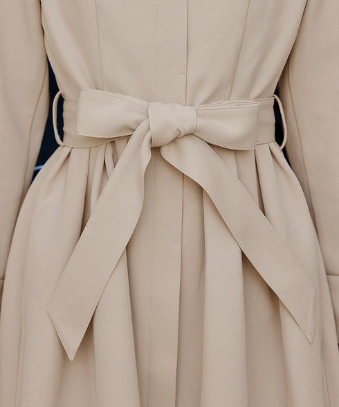 ステンカラードレスコート