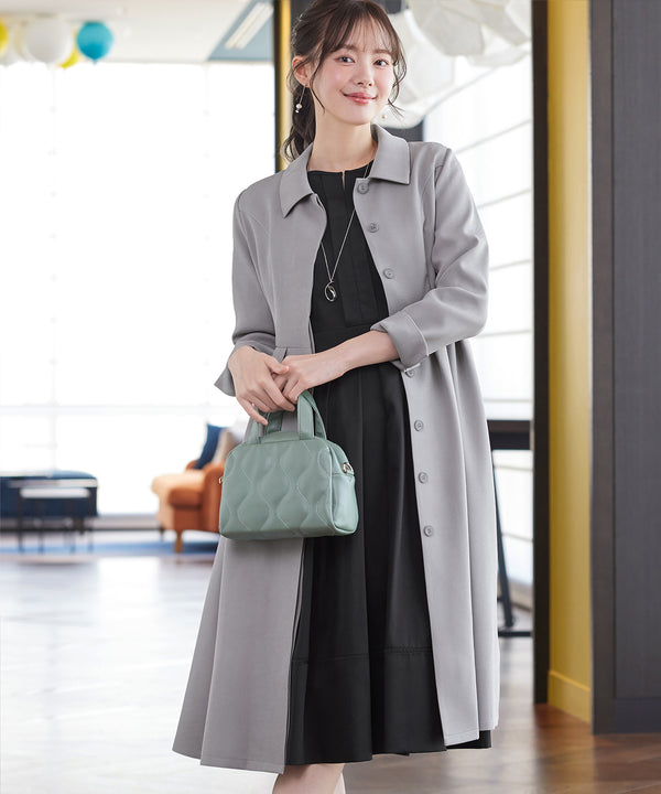 ステンカラードレスコート