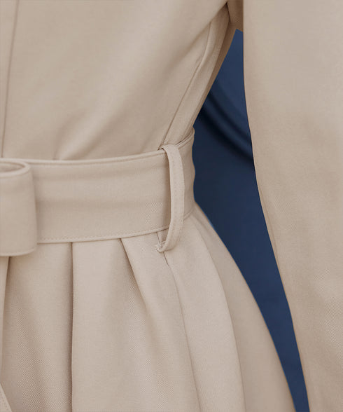 ステンカラードレスコート