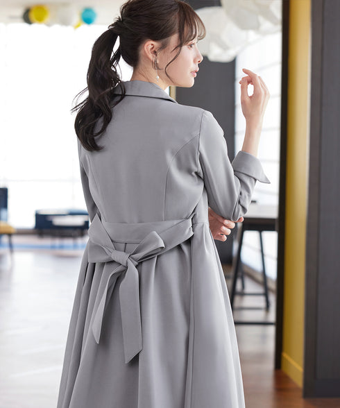 ステンカラードレスコート