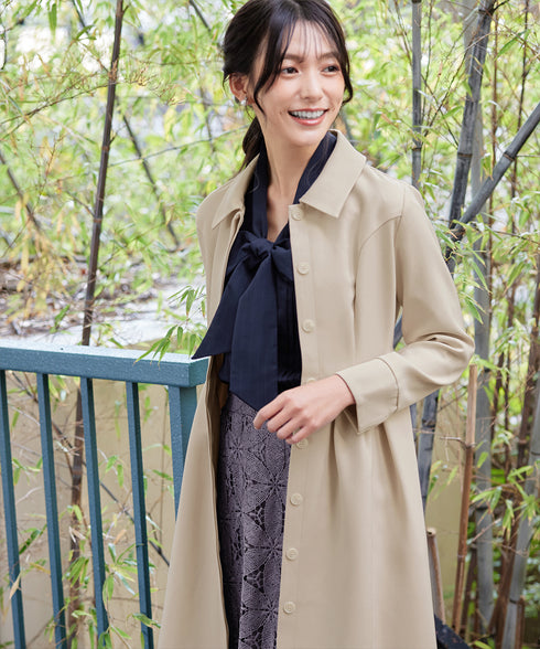 ステンカラードレスコート