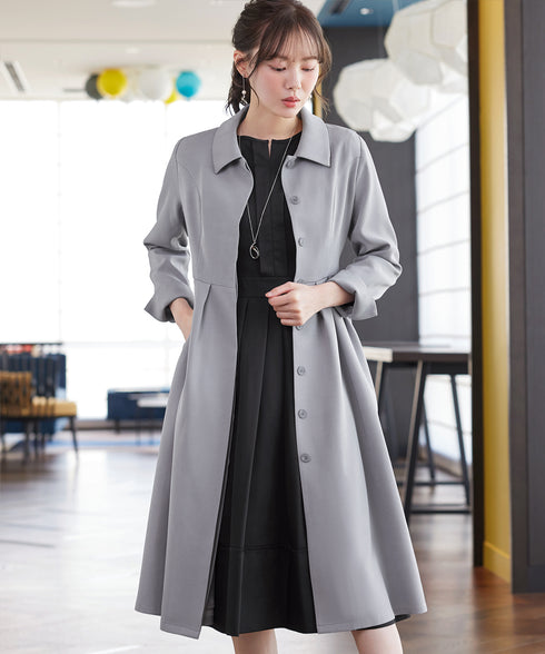 ステンカラードレスコート