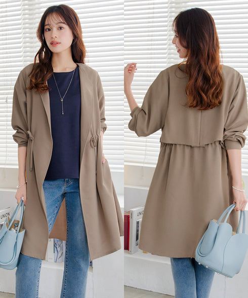 タックヨーク着流しパフスリ-ブコート