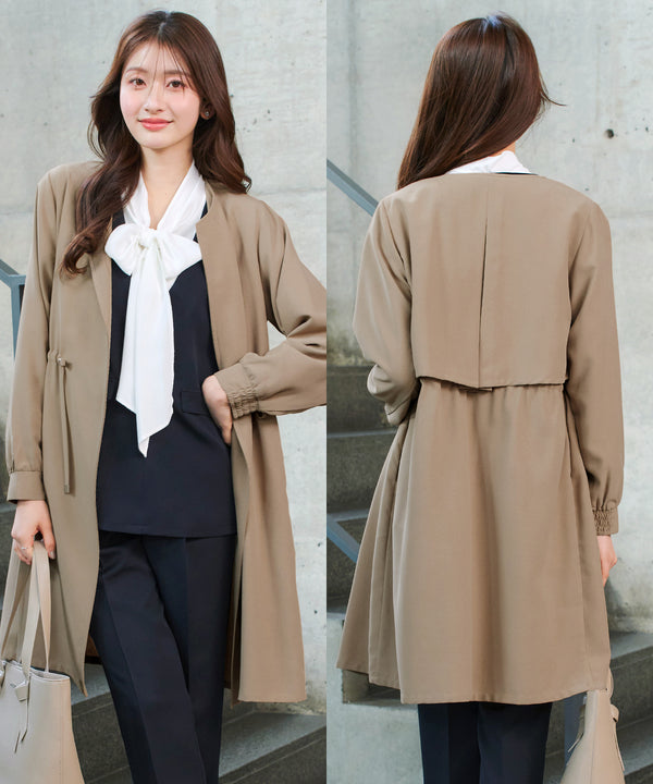 タックヨーク着流しパフスリ-ブコート