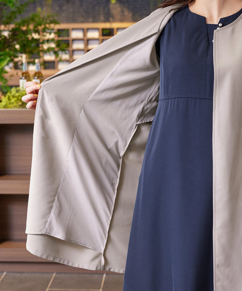 タックヨーク着流しパフスリ-ブコート