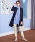 タックヨーク着流しパフスリ-ブコート