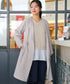 タックヨーク着流しパフスリ-ブコート