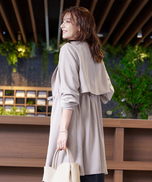 タックヨーク着流しパフスリ-ブコート