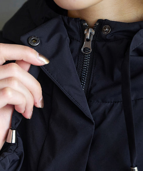 【安田美沙子さん着用】ウォーマル中綿フーデッドコート