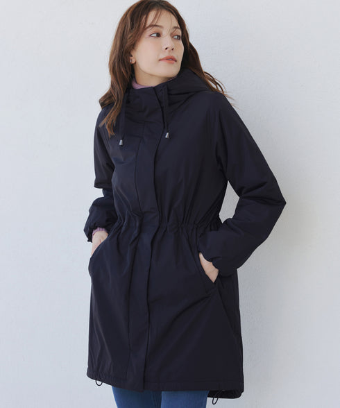 【安田美沙子さん着用】ウォーマル中綿フーデッドコート