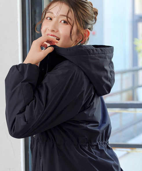 【安田美沙子さん着用】ウォーマル中綿フーデッドコート