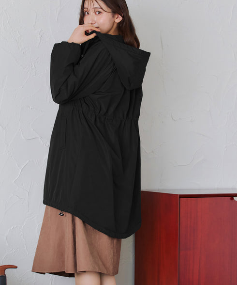 【安田美沙子さん着用】ウォーマル中綿フーデッドコート