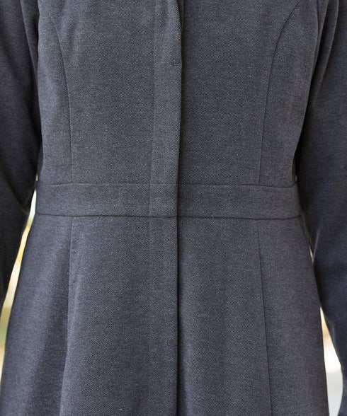 【アウトレット】ウール調フレアフードコート