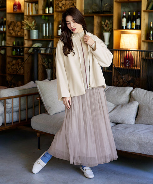 【クリアランスセール】モッサ風ダブルフェイスコート