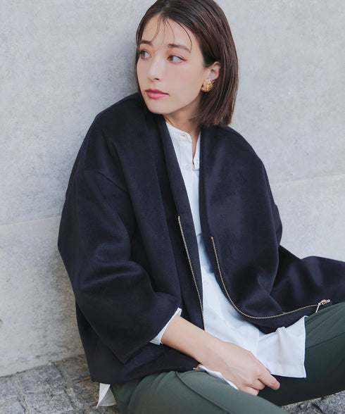 【クリアランスセール】モッサ風ダブルフェイスコート