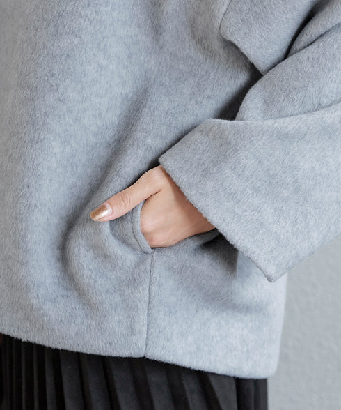 【クリアランスセール】モッサ風ダブルフェイスコート