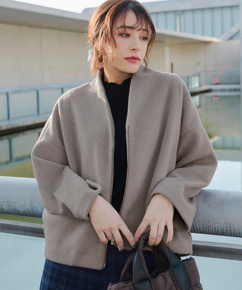 【クリアランスセール】モッサ風ダブルフェイスコート