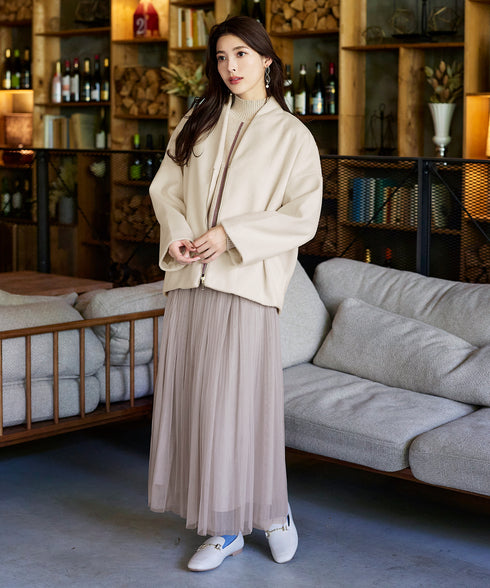 【クリアランスセール】モッサ風ダブルフェイスコート