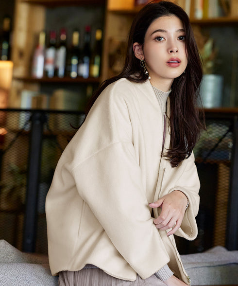 【クリアランスセール】モッサ風ダブルフェイスコート