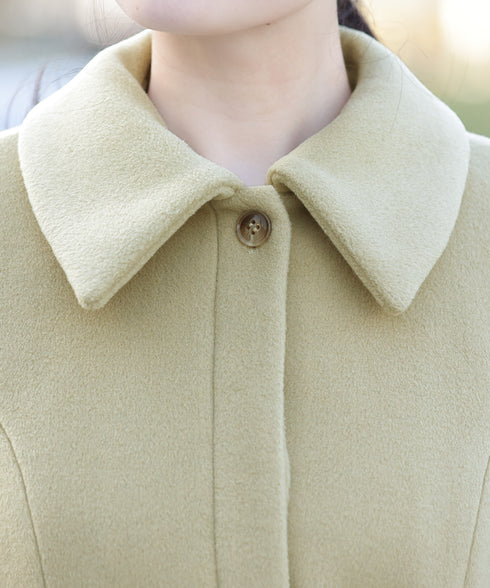 【アウトレット】フェイクウールステンカラーコート