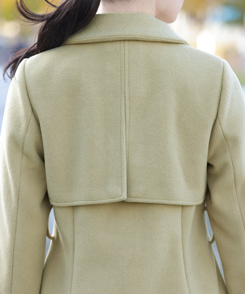 【アウトレット】フェイクウールステンカラーコート