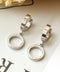 【金属アレルギー対応】 ハングサークルピアス