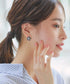 カラーフラワーピアス