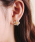 カラーフラワーピアス