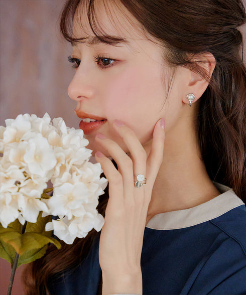 【おのののかさん着用 / 金属アレルギー対応 / 5TYPEアソートデザイン】パールイヤリング・ピアス