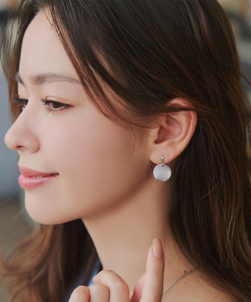 【金属アレルギー対応】メタルプレートピアス